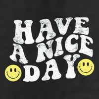Have A Nice Day Smile Golf Towel