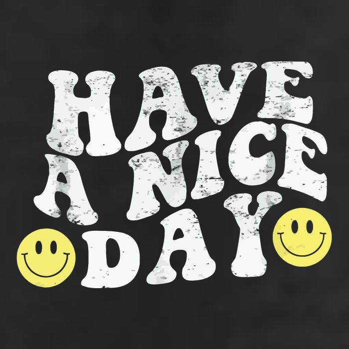 Have A Nice Day Smile Golf Towel