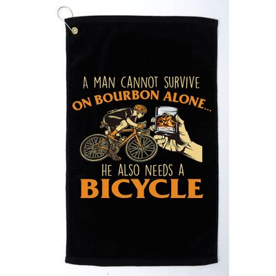 He Also Needs A Bicycle Cycling Biker Bicyclist Cyclist Golf Towel