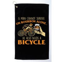 He Also Needs A Bicycle Cycling Biker Bicyclist Cyclist Golf Towel