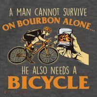 He Also Needs A Bicycle Cycling Biker Bicyclist Cyclist Vector Backpack
