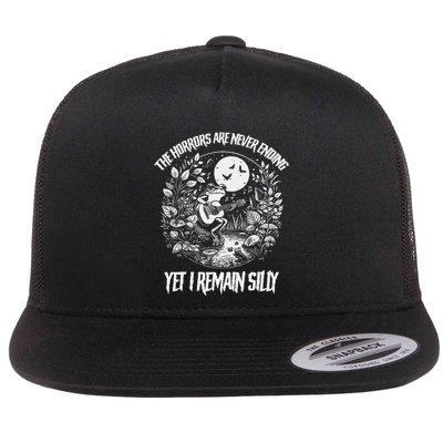 Horrors Are Never Ending Yet I Remain Silly Frog Flatbill Hat