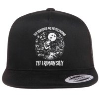 Horrors Are Never Ending Yet I Remain Silly Frog Flat Bill Trucker Hat