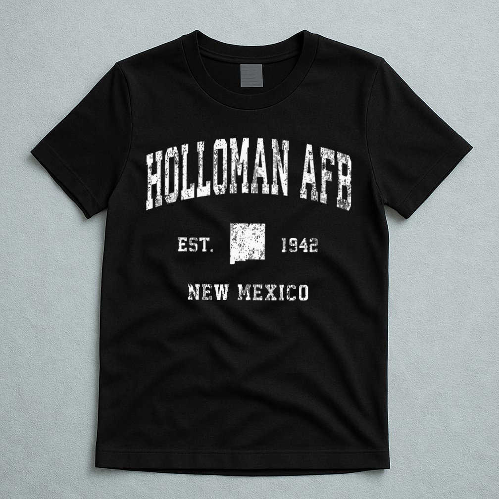Holloman Afb New Mexico Nm Vintage Athletic Sports Design T-Shirt
