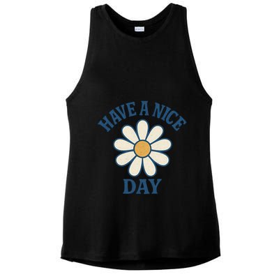 Have a Nice Day Ladies PosiCharge Tri-Blend Wicking Tank