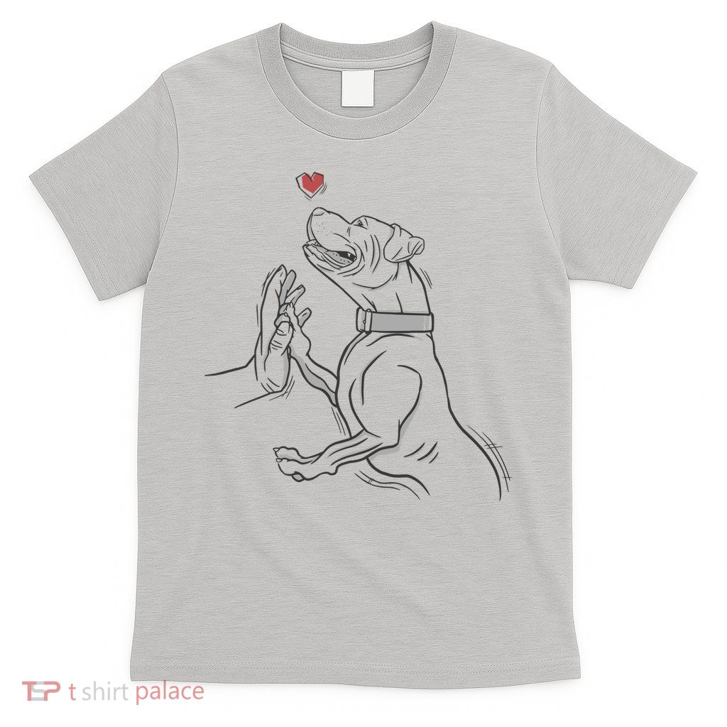 Hand Draw Pitbull T-Shirt