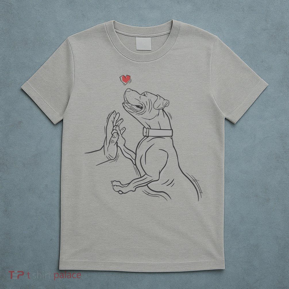 Hand Draw Pitbull T-Shirt