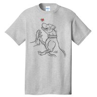 Hand Draw Pitbull Tall T-Shirt