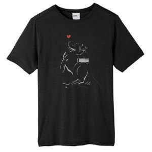 Hand Draw Pitbull Tall Fusion ChromaSoft Performance T-Shirt