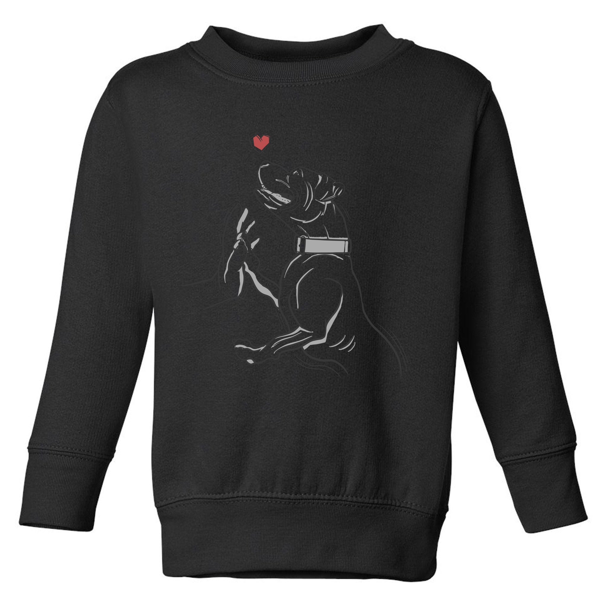 Hand Draw Pitbull Toddler Sweatshirt