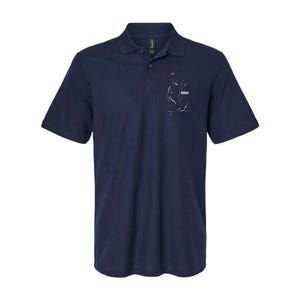 Hand Draw Pitbull Softstyle Adult Sport Polo