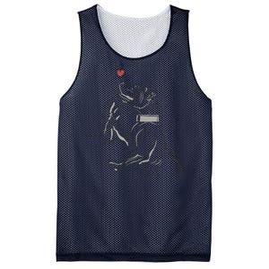 Hand Draw Pitbull Mesh Reversible Basketball Jersey Tank