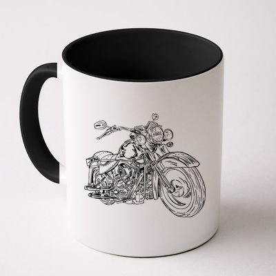 Hand Drawn Motorcycle Mug