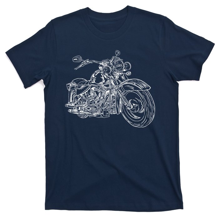 Hand Drawn Motorcycle T-Shirt