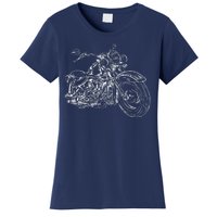 Hand Drawn Motorcycle Women's T-Shirt