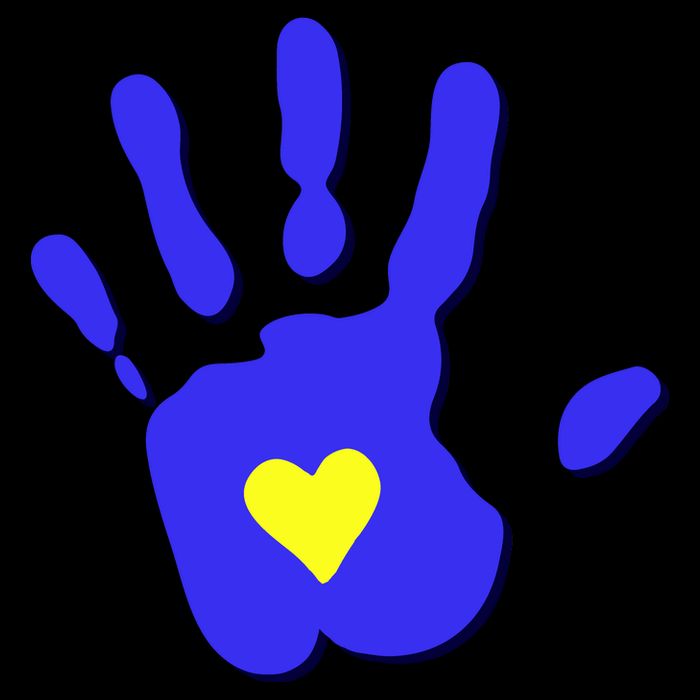 Hand Heart Down Syndrome Awareness T-Shirt