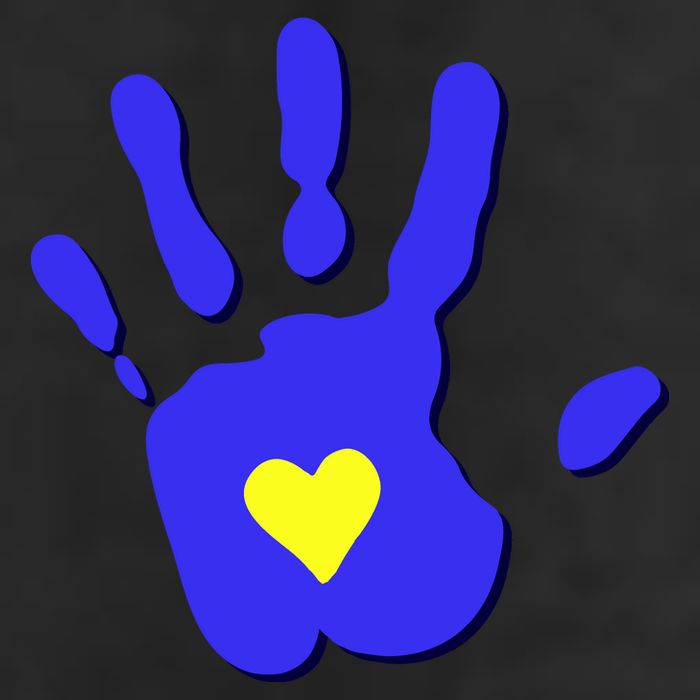 Hand Heart Down Syndrome Awareness Adult Drive Performance Visor