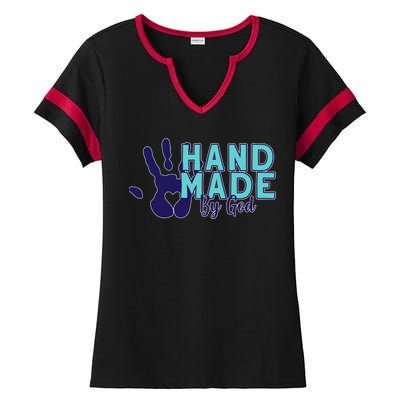 Hand Made God Ladies Halftime Notch Neck Tee