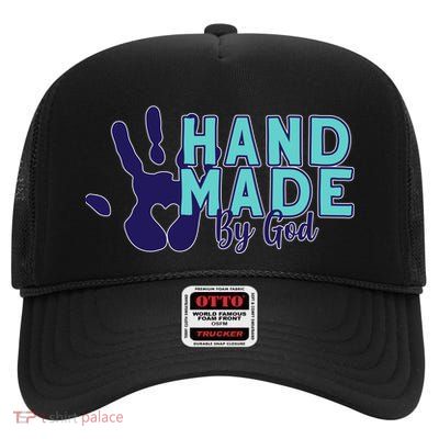 Hand Made God High Crown Mesh Back Trucker Hat