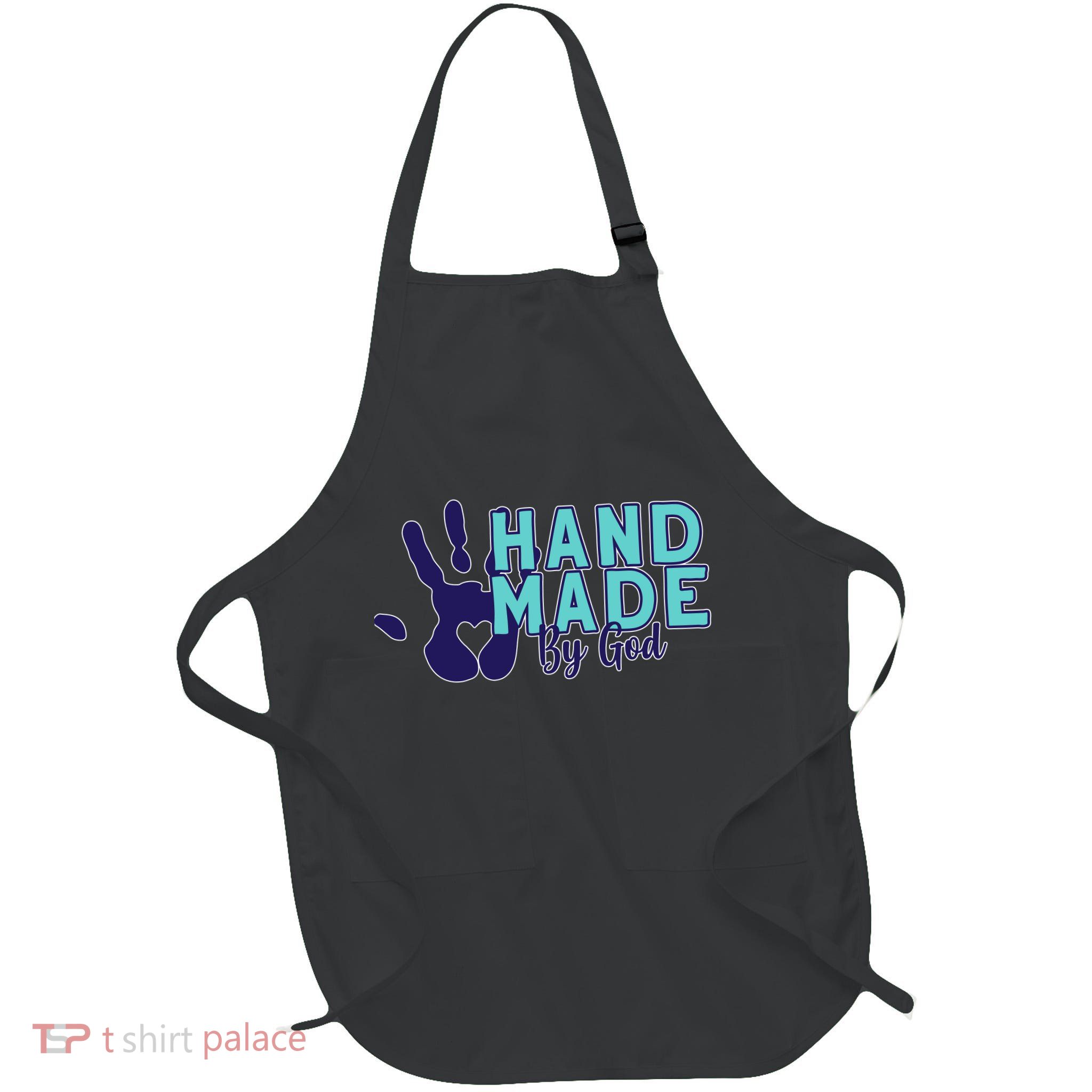 Hand Made God Full-Length Apron With Pockets