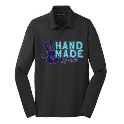 Hand Made God Silk Touch Performance Long Sleeve Polo