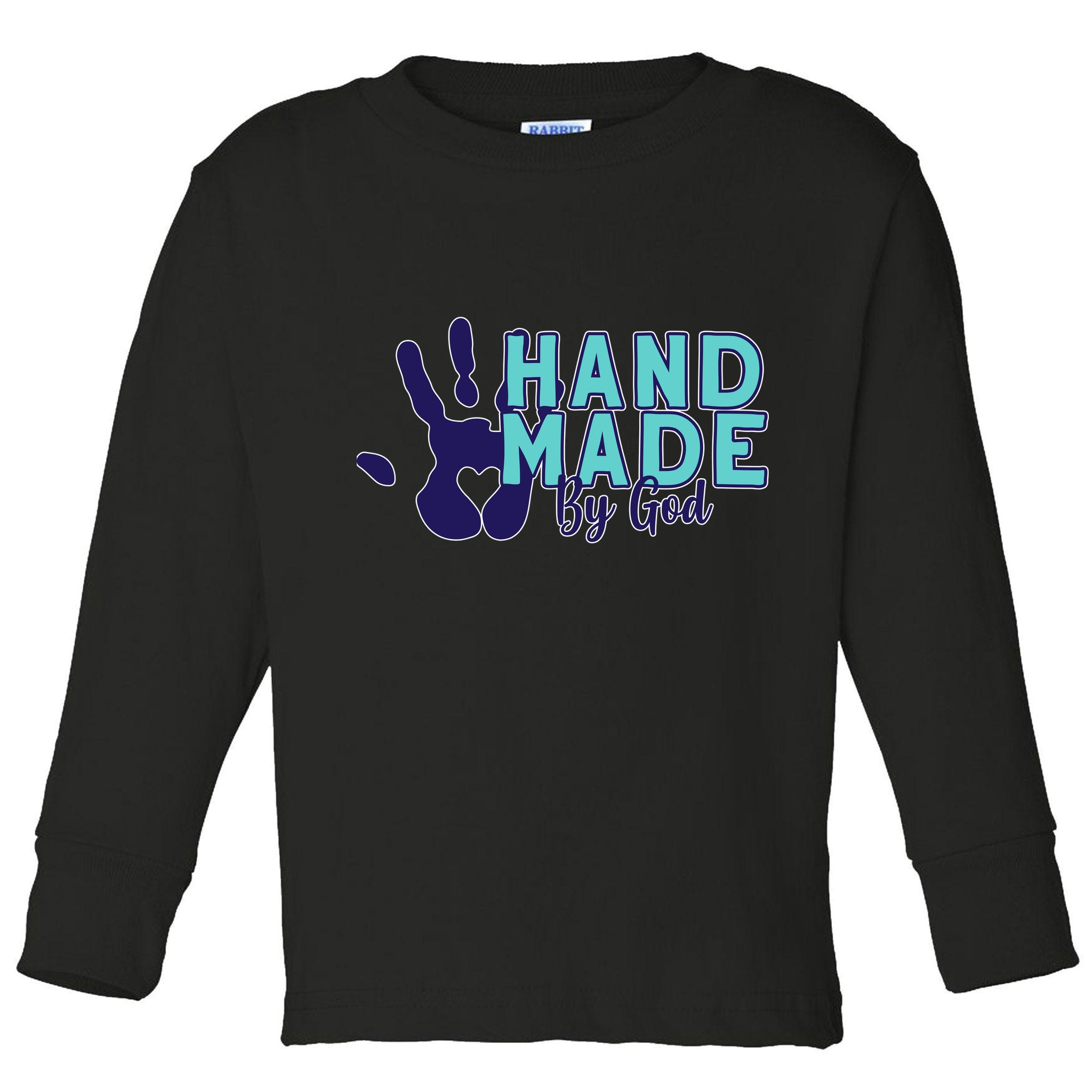 Hand Made God Toddler Long Sleeve Shirt
