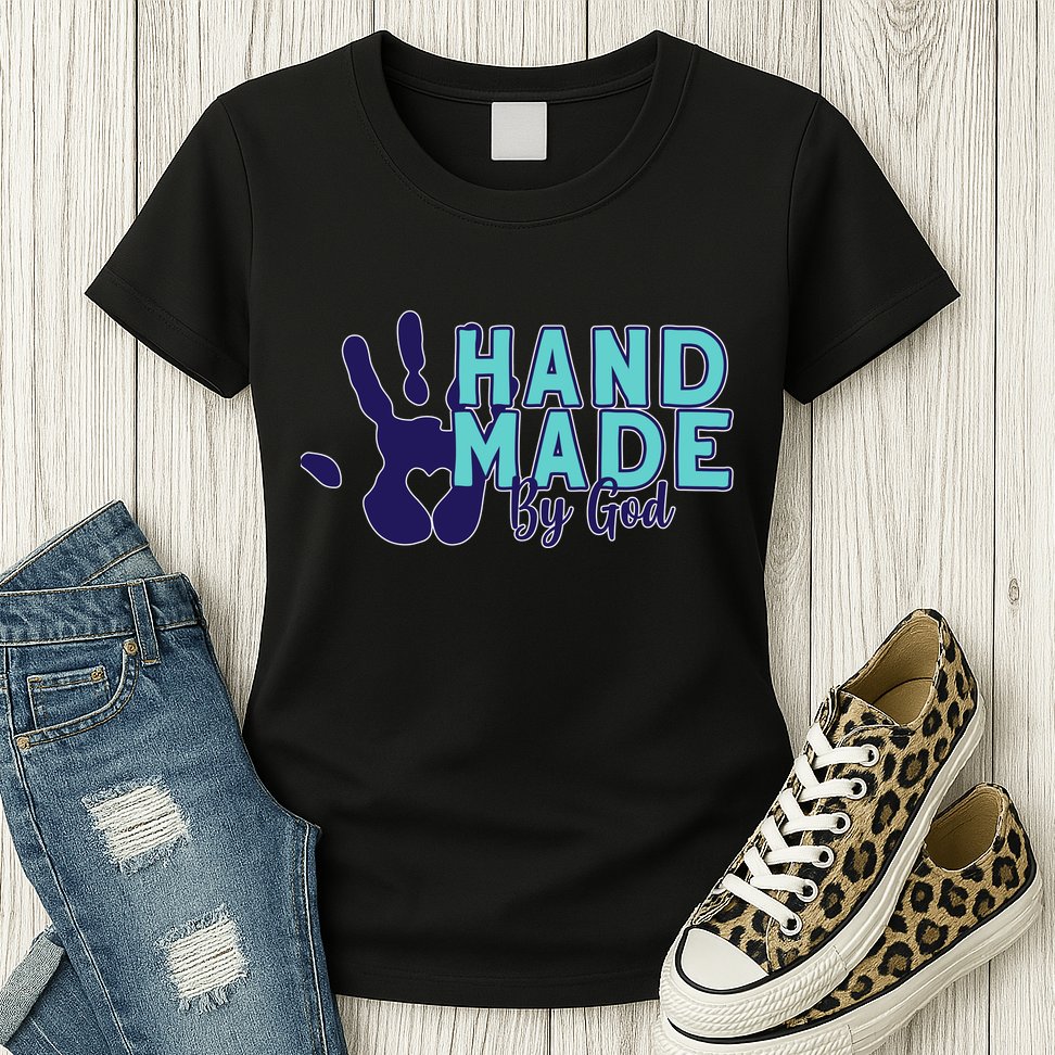 Hand Made God Womens T-Shirt