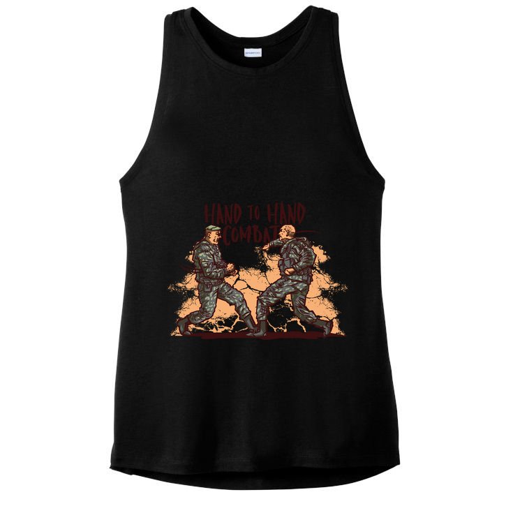 Hand To Hand Combat Army Ladies PosiCharge Tri-Blend Wicking Tank