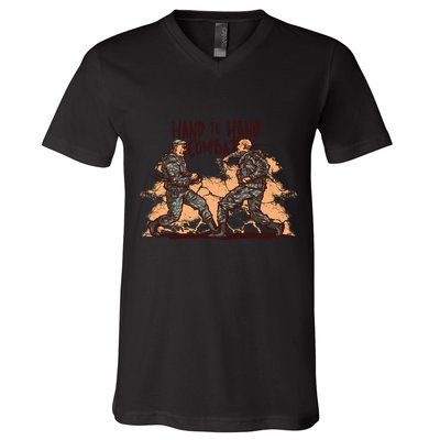 Hand To Hand Combat Army V-Neck T-Shirt
