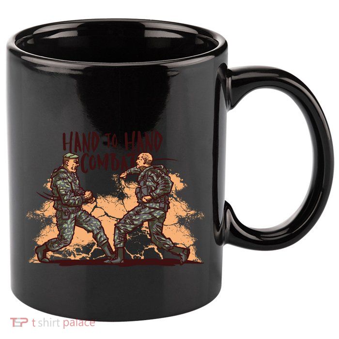 Hand To Hand Combat Army 11oz C Handle Ceramic Mug