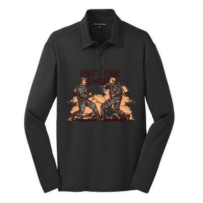 Hand To Hand Combat Army Silk Touch Performance Long Sleeve Polo