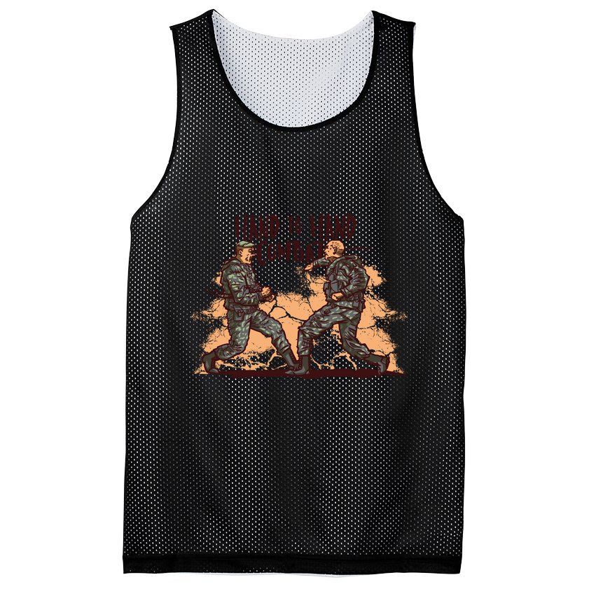Hand To Hand Combat Army Mesh Reversible Basketball Jersey Tank