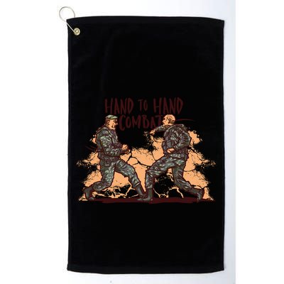 Hand To Hand Combat Army Golf Towel