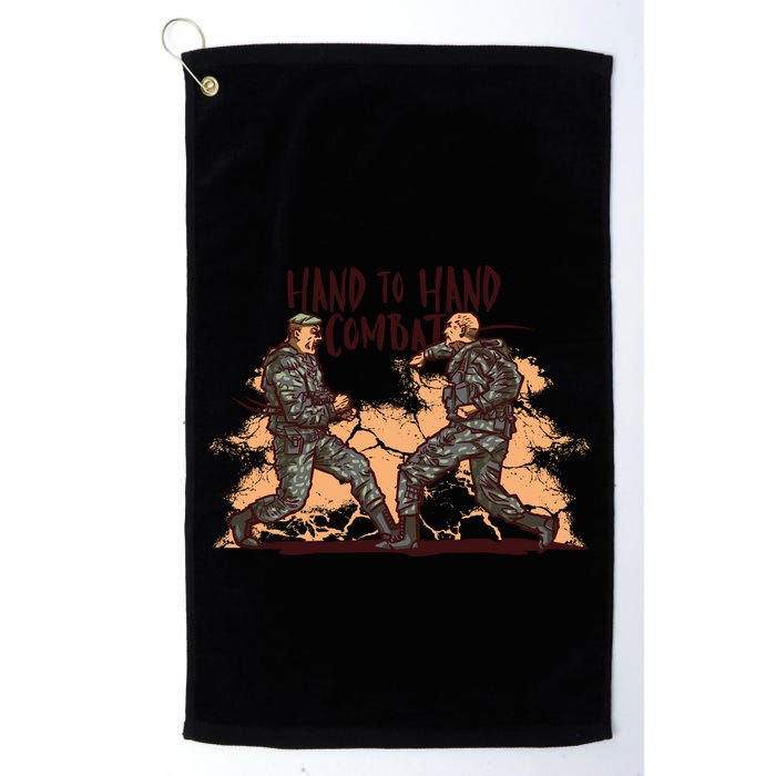 Hand To Hand Combat Army Golf Towel
