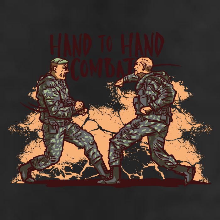 Hand To Hand Combat Army Golf Towel