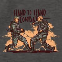 Hand To Hand Combat Army Vector Backpack
