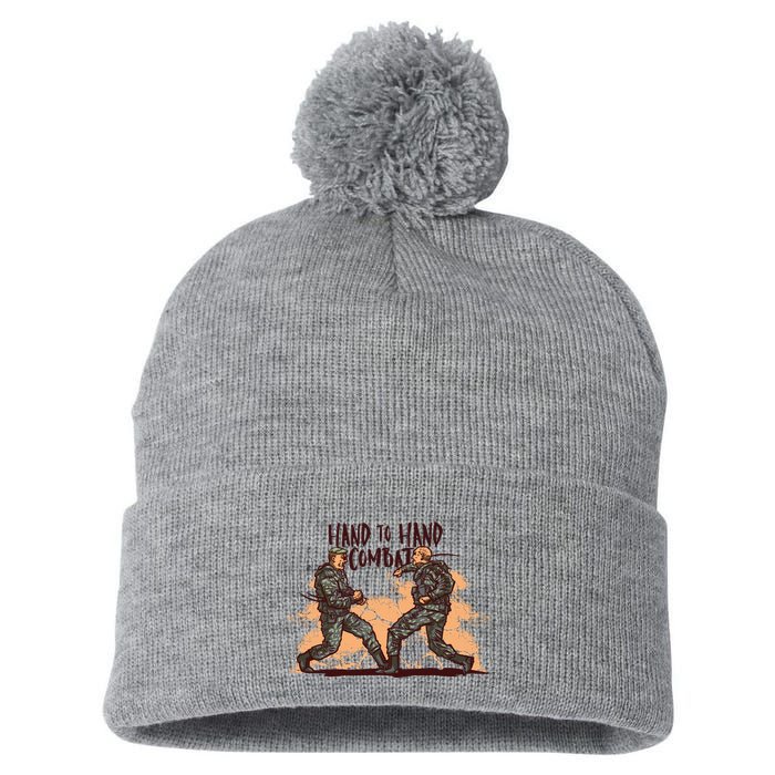 Hand To Hand Combat Army Pom Pom 12in Knit Beanie