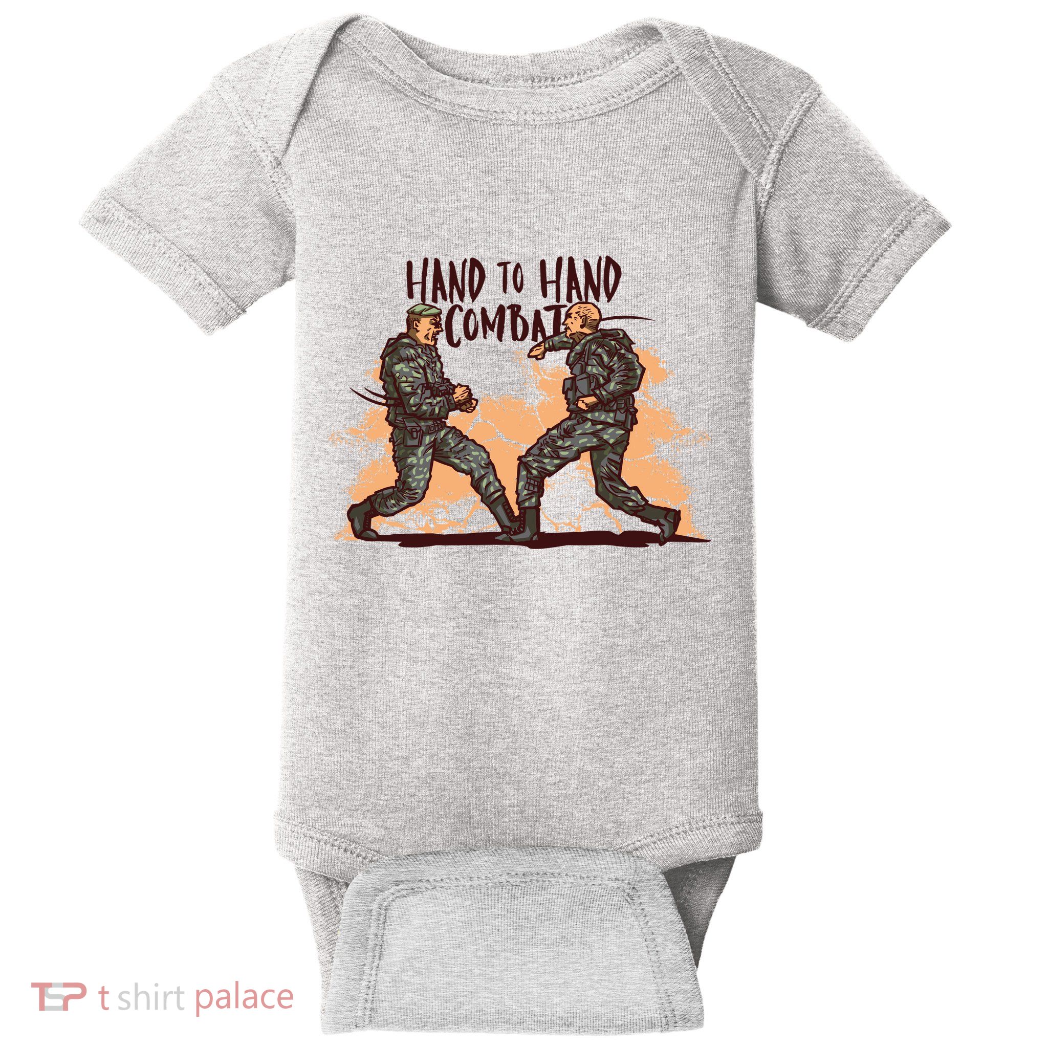 Hand To Hand Combat Army Baby Bodysuit