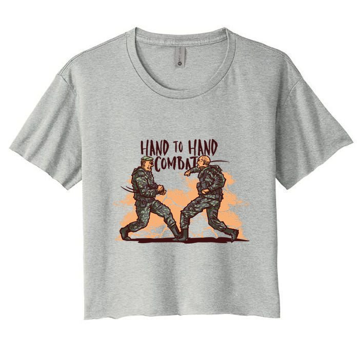 Hand To Hand Combat Army Crop Top