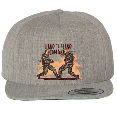 Hand To Hand Combat Army Wool Snapback Cap