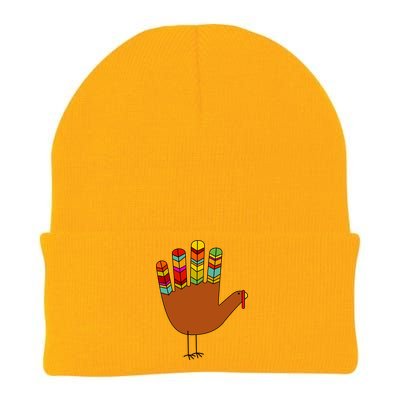 Hand Turkey Thanksgiving Day Knit Cap Winter Beanie