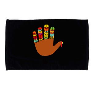 Hand Turkey Thanksgiving Day Microfiber Hand Towel