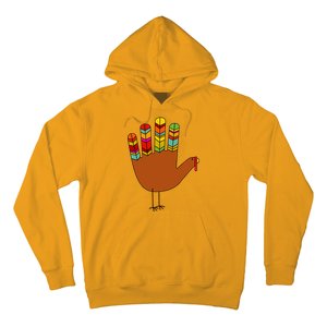 Hand Turkey Thanksgiving Day Hoodie