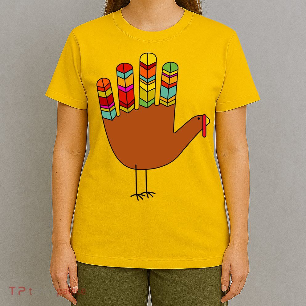 Hand Turkey Thanksgiving Day T-Shirt
