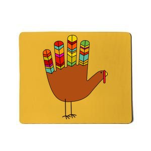 Hand Turkey Thanksgiving Day Mousepad