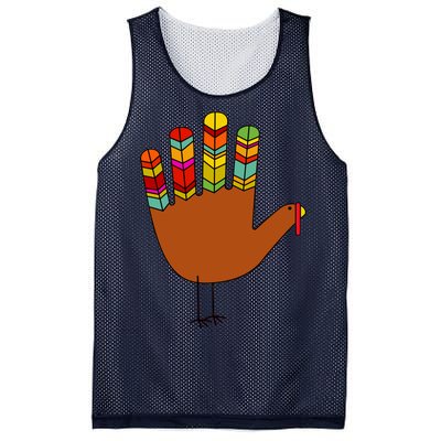 Hand Turkey Thanksgiving Day Mesh Reversible Basketball Jersey Tank