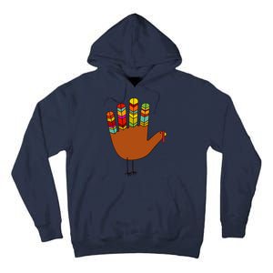 Hand Turkey Thanksgiving Day Tall Hoodie