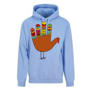 Hand Turkey Thanksgiving Day Unisex Surf Hoodie