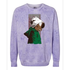 Handmaid Cow Parody Colorblast Crewneck Sweatshirt