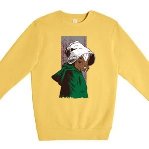 Handmaid Cow Parody Premium Crewneck Sweatshirt